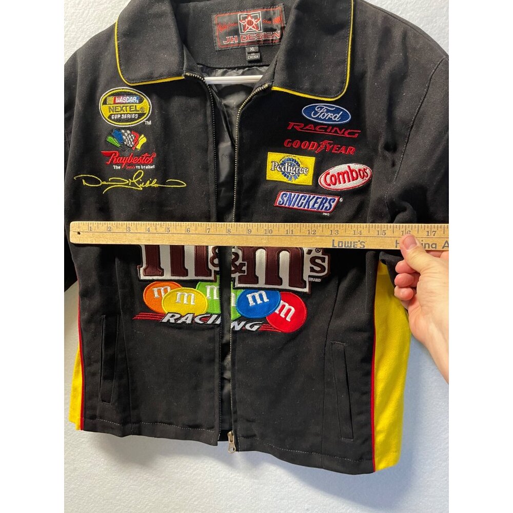 Vintage Nascar M&M Racing Team Jacket #38 Jeff Hamilton Designs Size XL - Picture 11 of 14